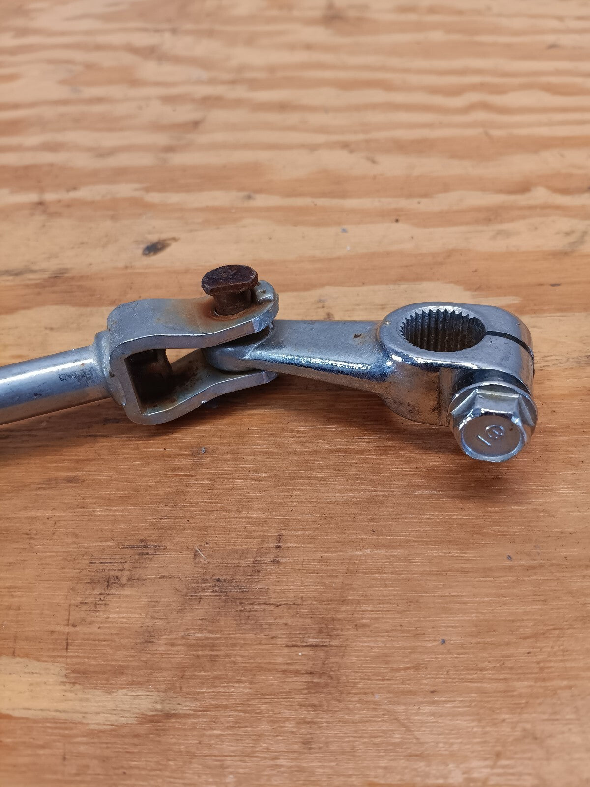 1987 Honda Shadow VT 1100 VT1100 rear brake pedal arm rod linkage OEM
