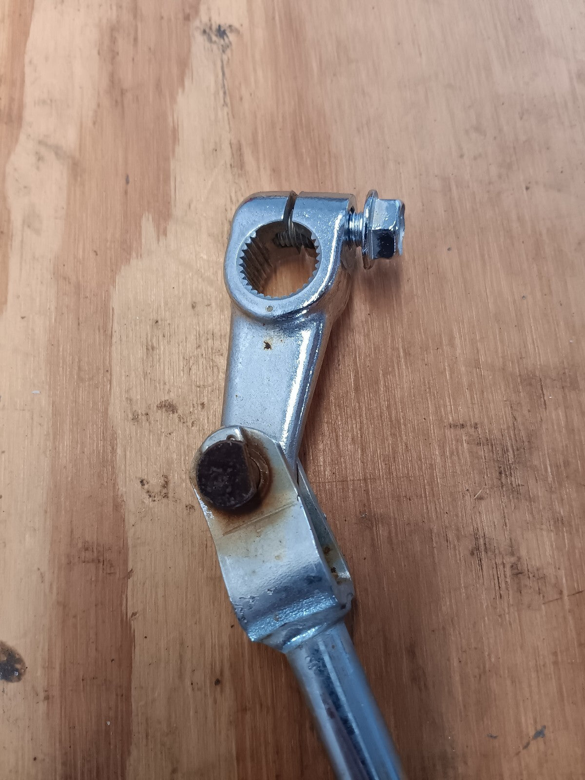 1987 Honda Shadow VT 1100 VT1100 rear brake pedal arm rod linkage OEM