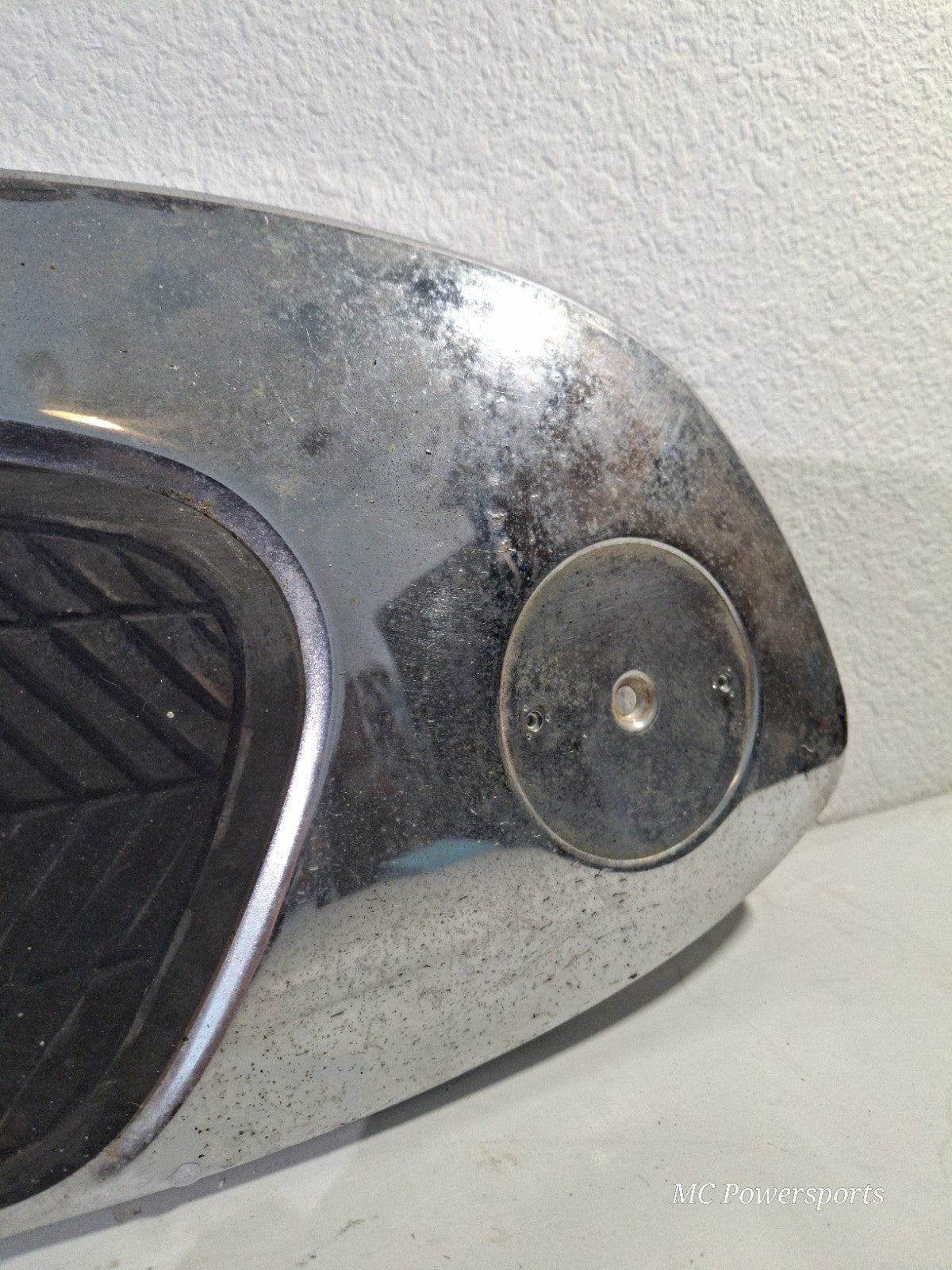 Vintage 1960s Honda 150 CA95 Right Gas Tank Knee Cover Panel And Rubber OEM
