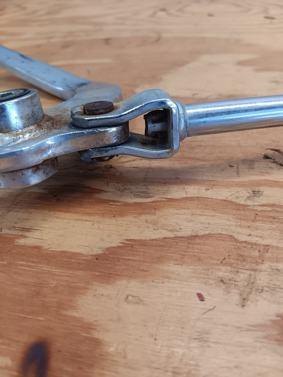 1987 Honda Shadow VT 1100 VT1100 rear brake pedal arm rod linkage OEM