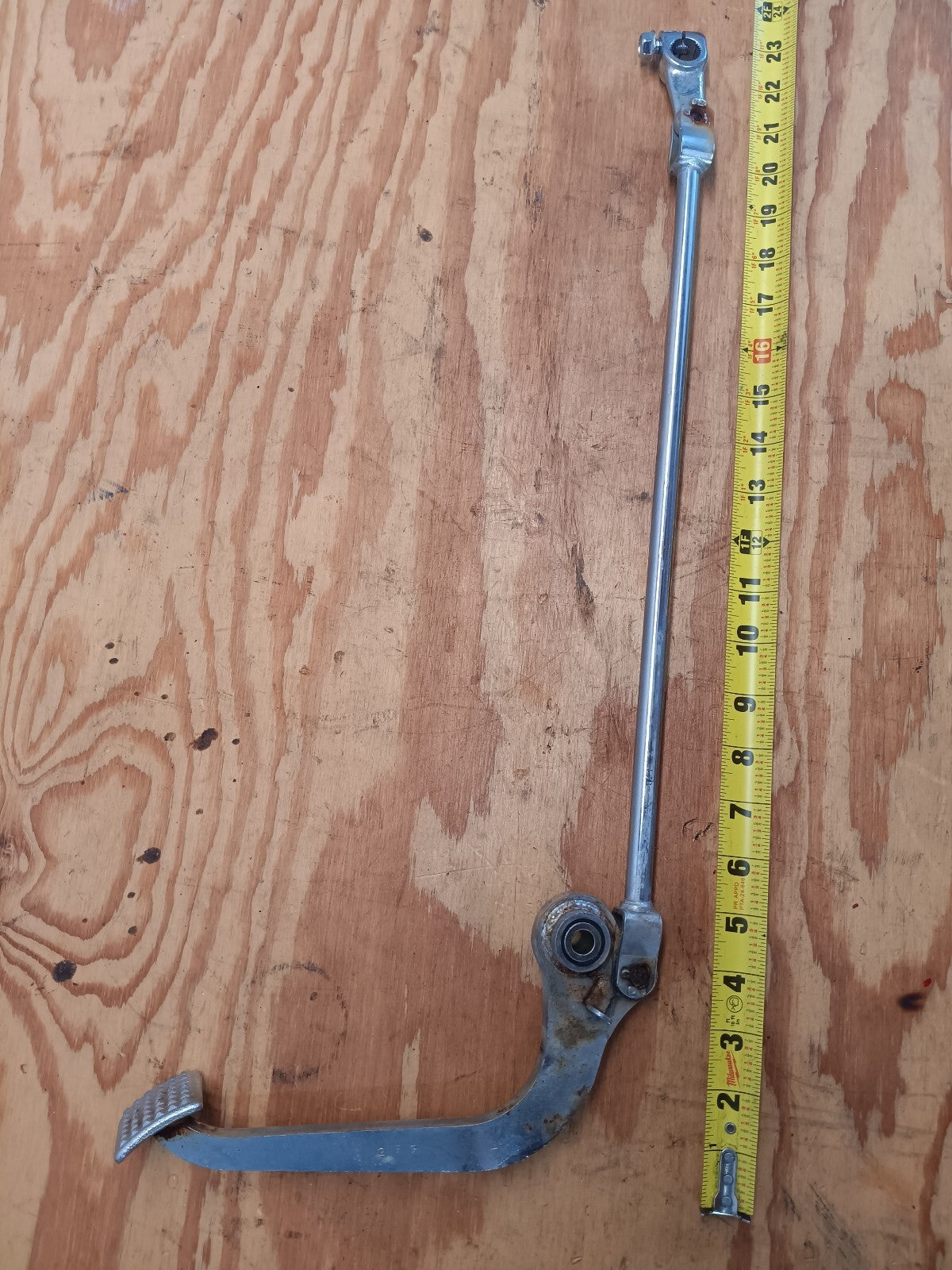 1987 Honda Shadow VT 1100 VT1100 rear brake pedal arm rod linkage OEM