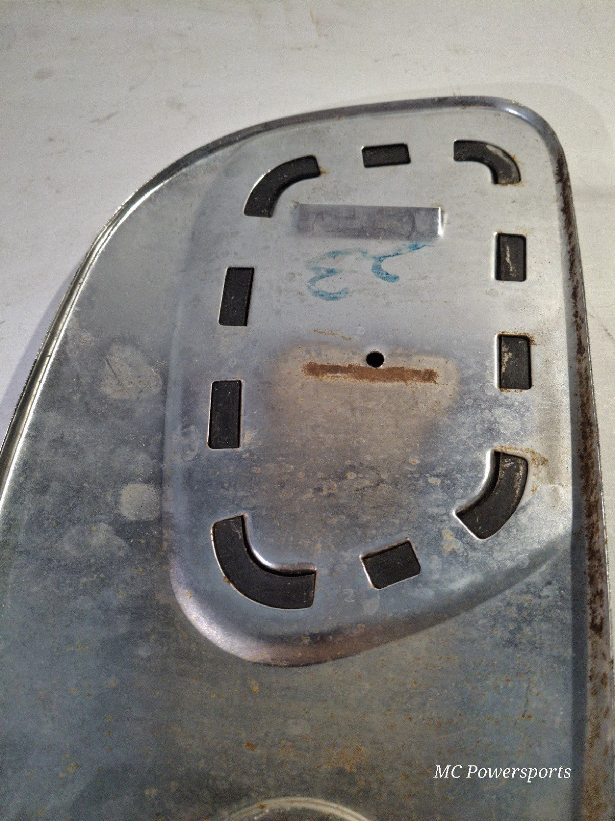 Vintage 1960s Honda 150 CA95 Right Gas Tank Knee Cover Panel And Rubber OEM