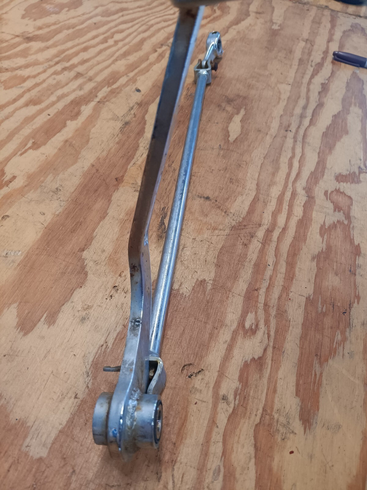 1987 Honda Shadow VT 1100 VT1100 rear brake pedal arm rod linkage OEM