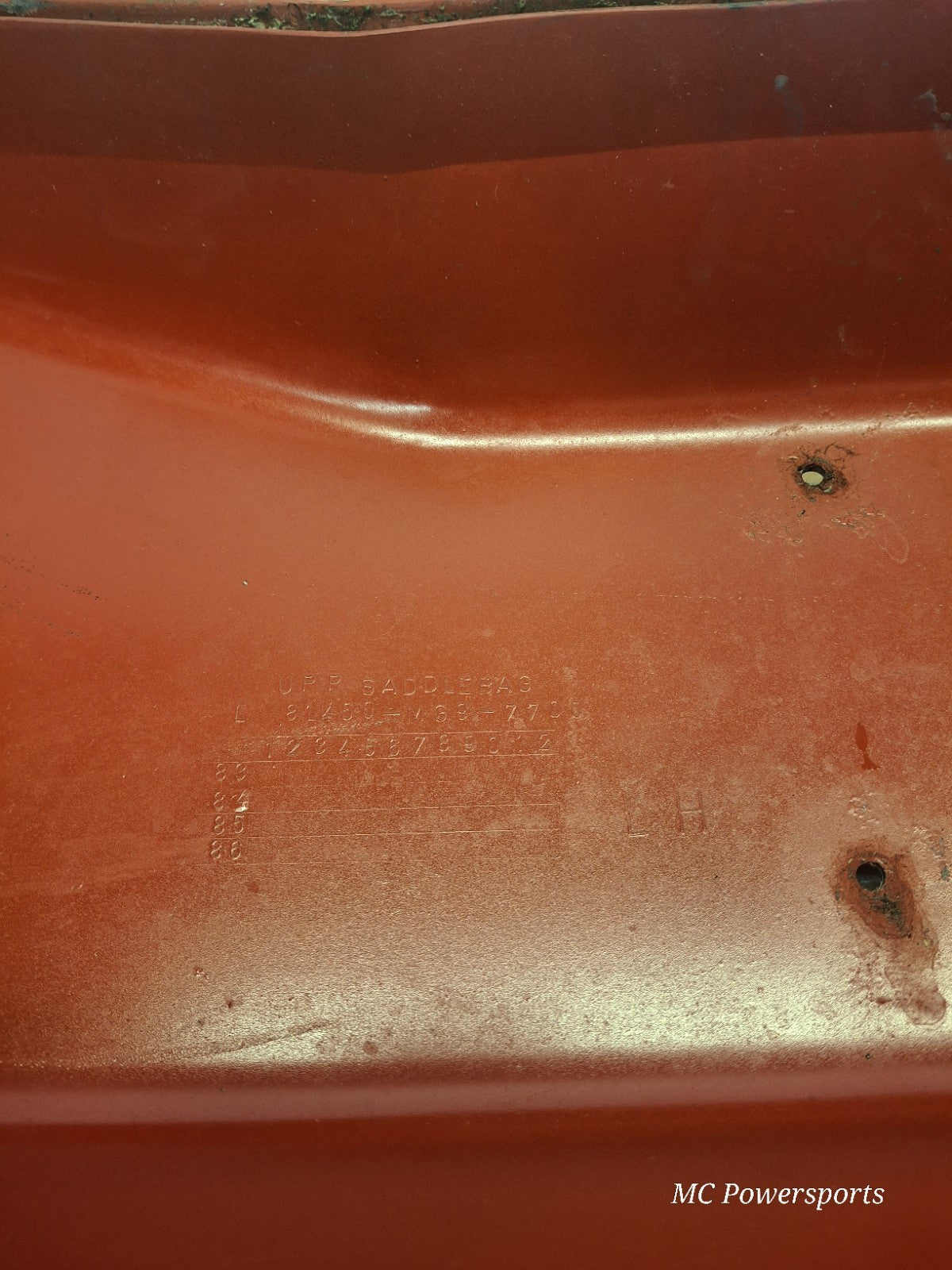 1984 Goldwing GL1200 Interstate Left OEM Saddlebag Lid Top Cover Fits 84-87